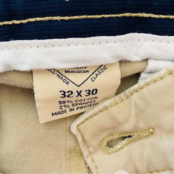🔹St. John's Bay Men's Beige Khaki Super Stretch Chinos Pants 32x30 - Picture 5 of 9